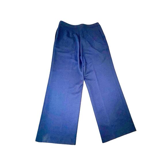 Caroline Herrera Royal Blue Pants Silver Buttons , Sz 31x26, 15” Rise - Picture 2 of 8